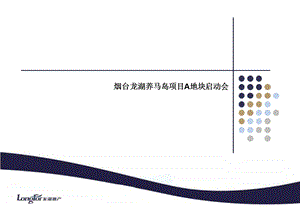 烟台龙湖养马岛项目A地块启动会.ppt