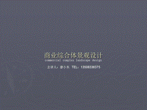 商业综合体景观设计.ppt