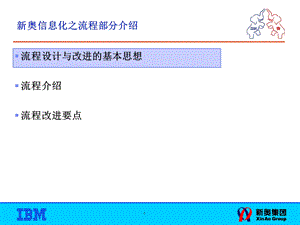 IBM新奥燃气控股集团—流程报告XAIBM 060417V1.ppt