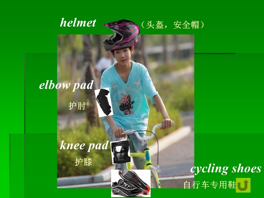 北师大六级英语unit7 mountain bike race lesson1.ppt_第3页