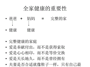 [精华版]全家人健康的重要性.ppt