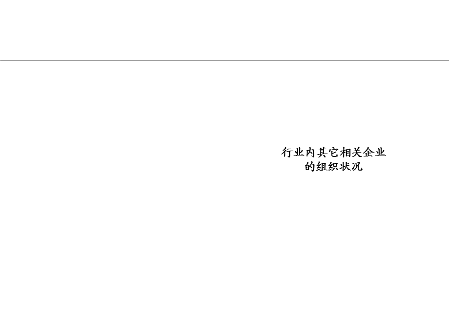 行业内其它相关企业的组织状况.ppt_第1页