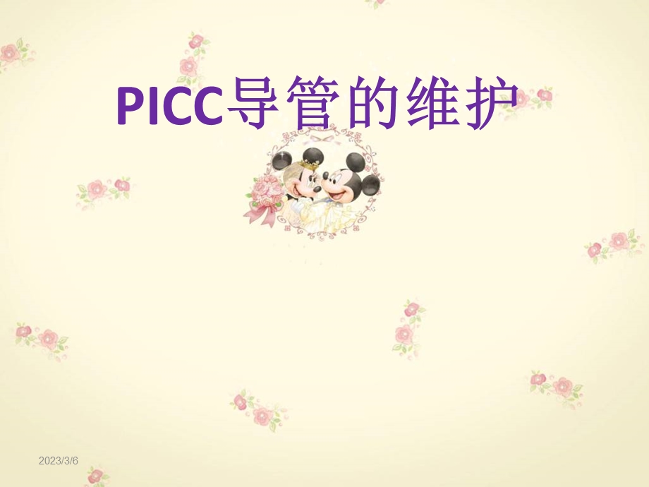 PICC导管的维护.ppt_第1页