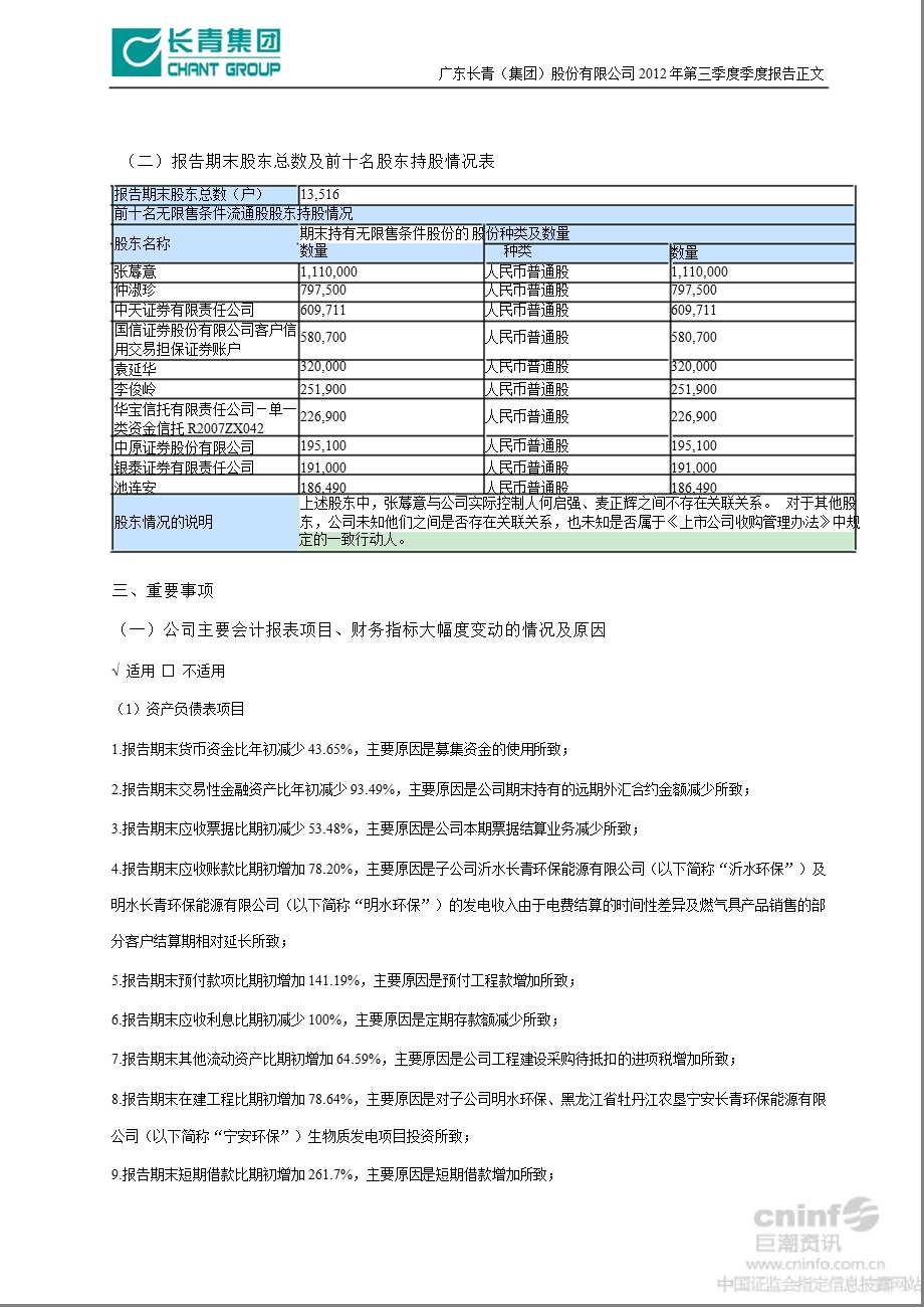 长青集团：第三季度报告正文.ppt_第3页