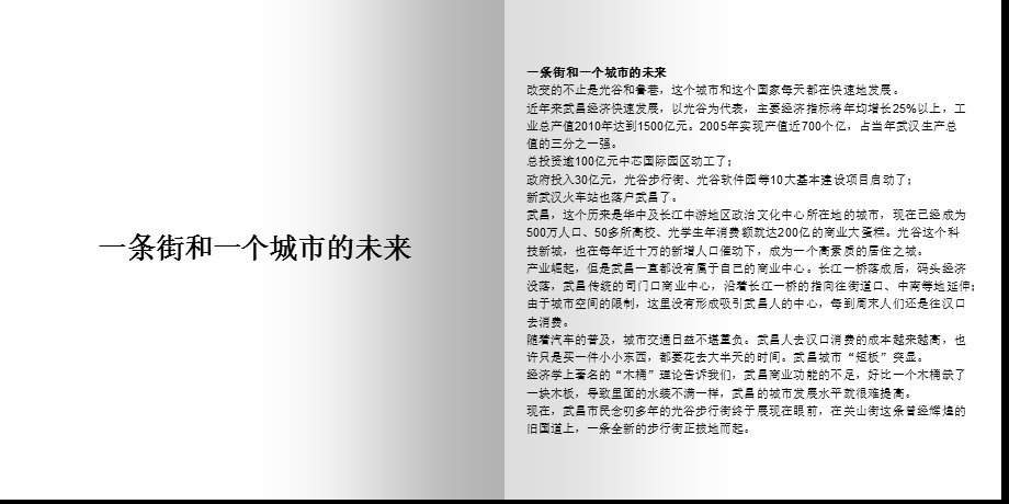 武昌世界城光谷步行街整体规划设计方案.ppt_第1页