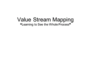 Value Stream Mapping.ppt