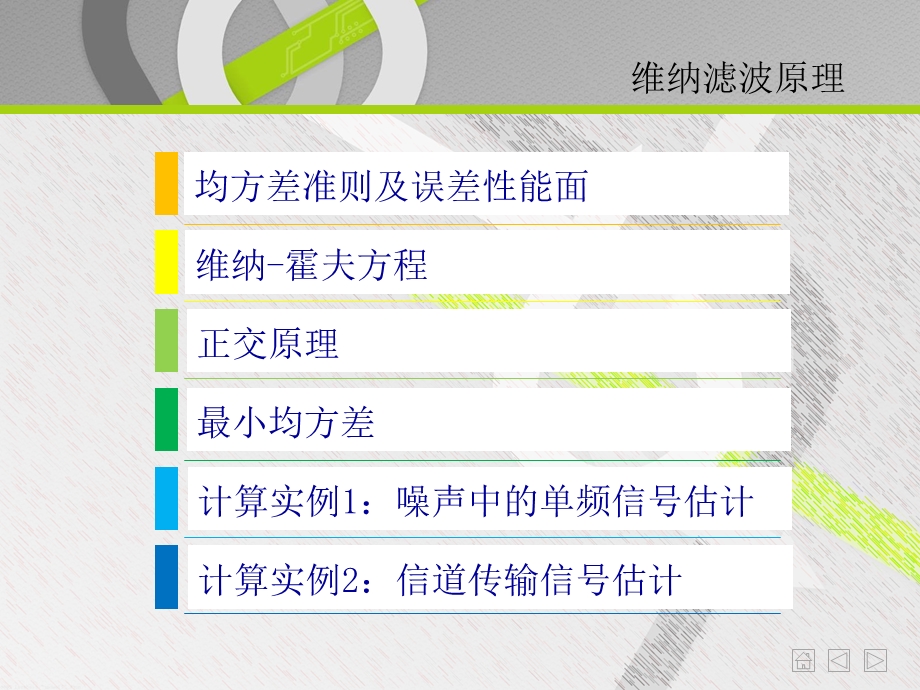 维纳滤波原理教学课件PPT卡尔曼.ppt_第2页