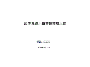 天启开启2月21日长远洋戛纳小镇营销策略大纲.ppt.ppt