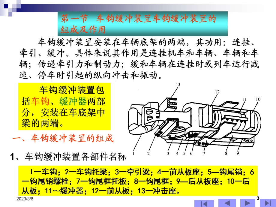 铁道机车车辆教学课件PPT车钩缓冲装置.ppt_第3页