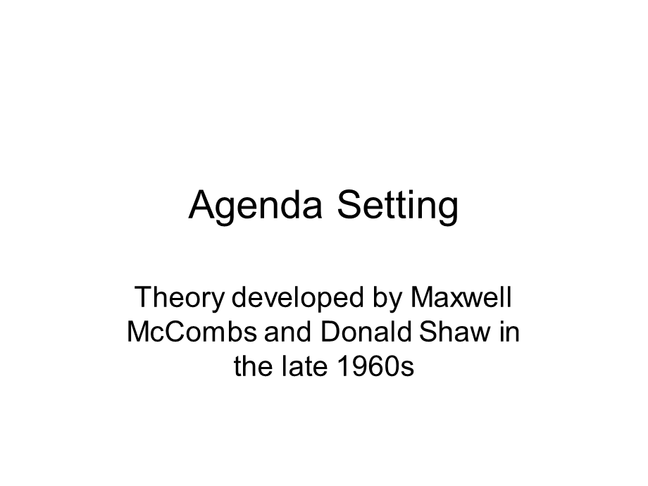 Agenda Setting.ppt_第1页