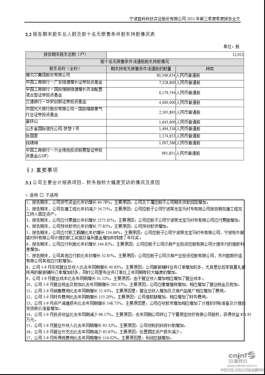 宜科科技：第三季度报告全文.ppt_第2页