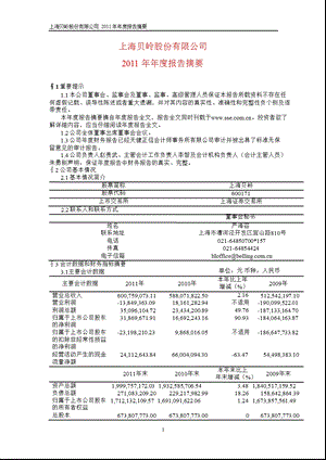 600171 上海贝岭报摘要.ppt