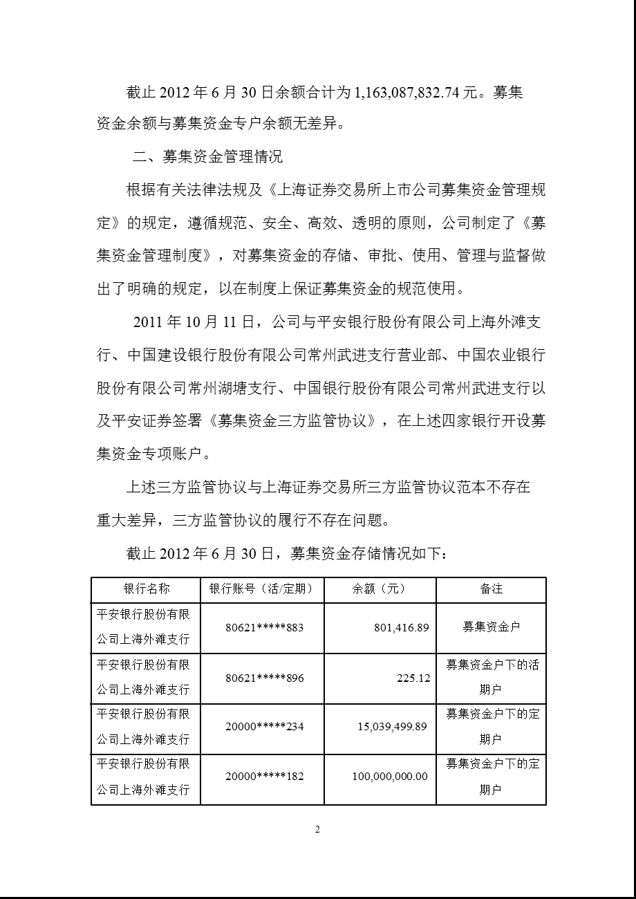 601100 恒立油缸上半募集资金存放与实际使用情况的专项报告.ppt_第2页