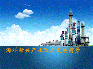 【精品】海洋新兴产业及其发展前景16.ppt