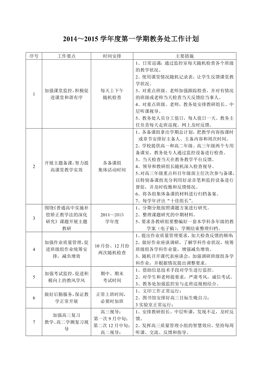 季学期教务处工作计划.doc_第1页