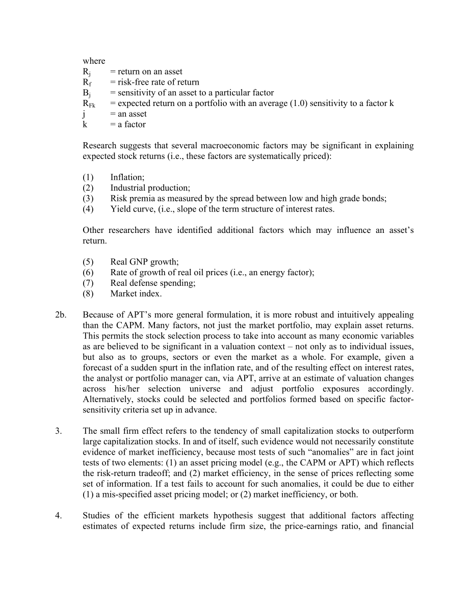 solution manual for 《investment analysis and portfolio management》 ch09.doc_第2页