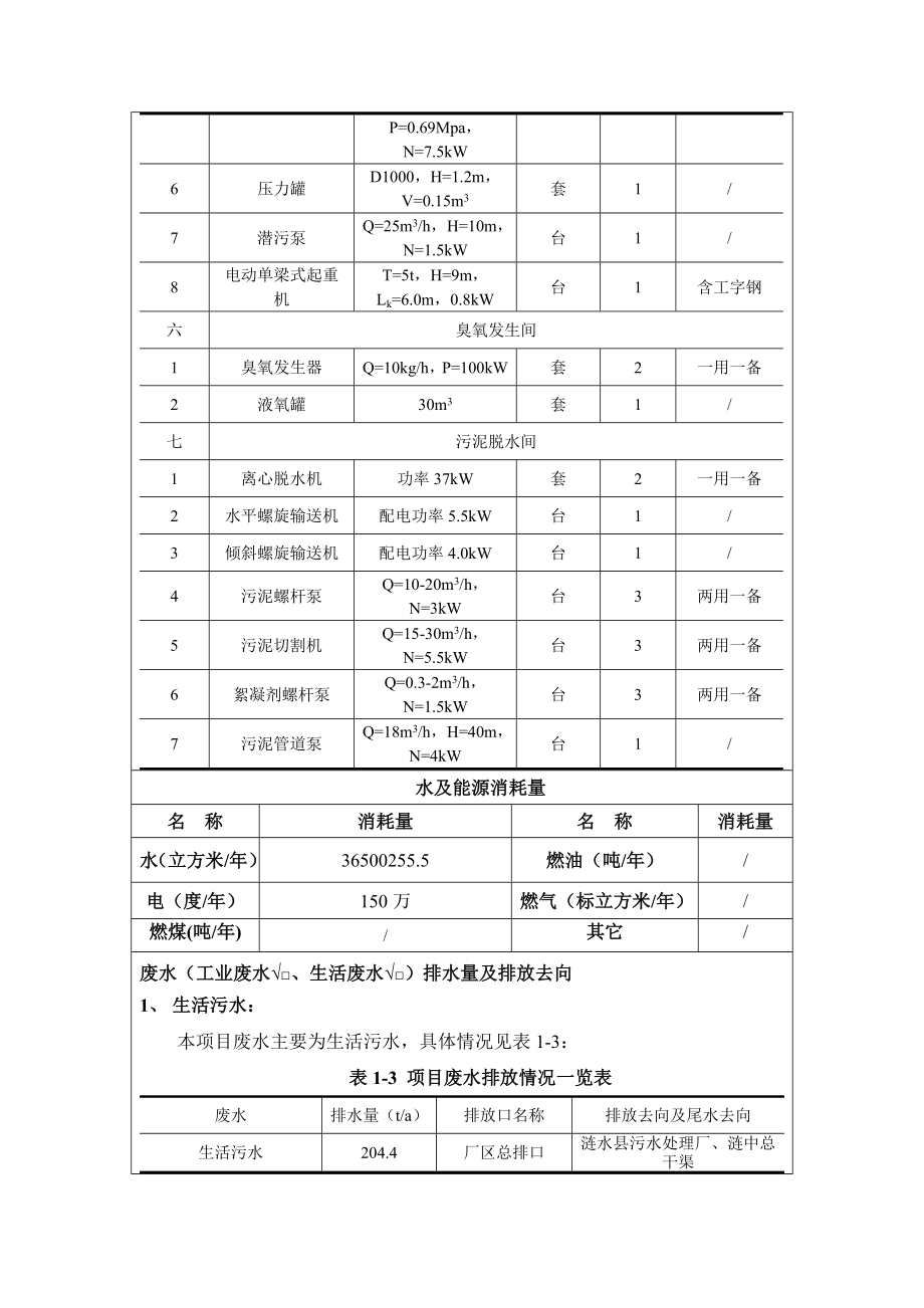 环境影响评价全本公示简介：1涟缘水务有限公司涟缘水务有限公司第二水厂深度处理项目涟水县郑梁梅大道南侧（第二水厂内）江苏宏宇环境科技有限公司水厂报告表.doc报告表2.doc_第3页