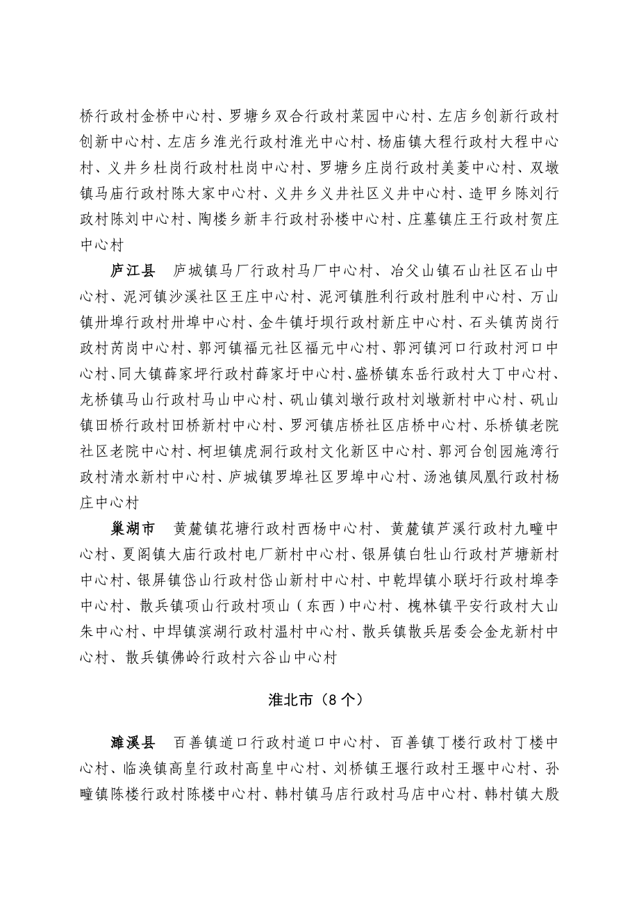 安徽省美好乡村建设工作领导小组办公室文件.doc_第3页