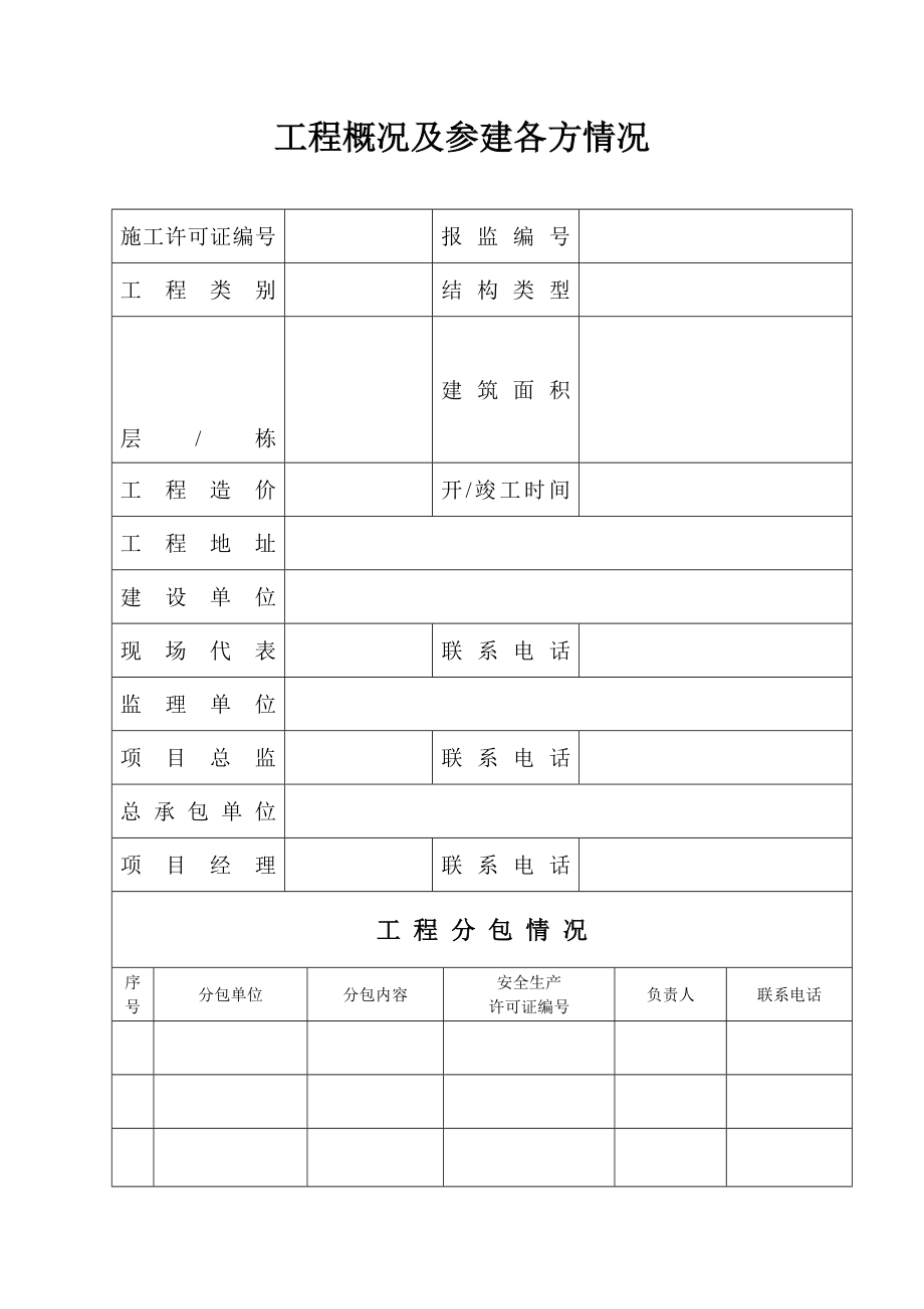 房屋建筑和市政基础设施工程安全生产监督记录本.doc_第3页