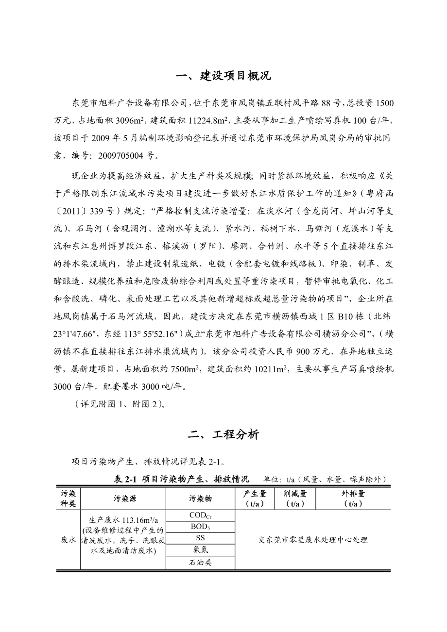 东莞市旭科广告设备有限公司横沥分公司建设项目环境影响评价1.doc_第3页