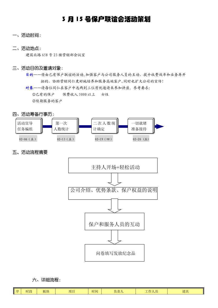 保险公司保户联谊会活动策划.doc_第1页