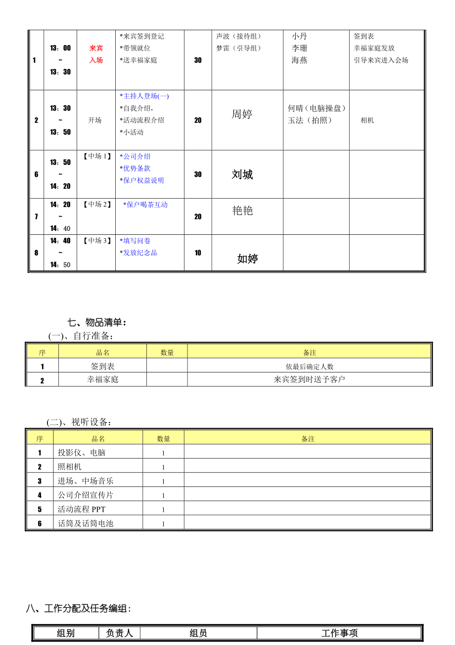 保险公司保户联谊会活动策划.doc_第2页