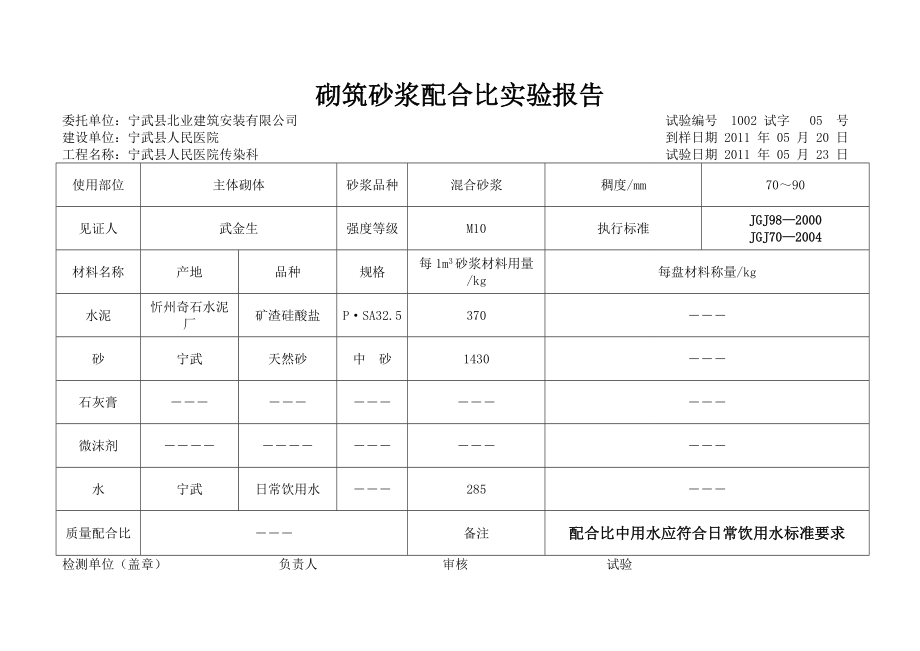 宁武县人民医院传染科工程试验报告.doc_第2页