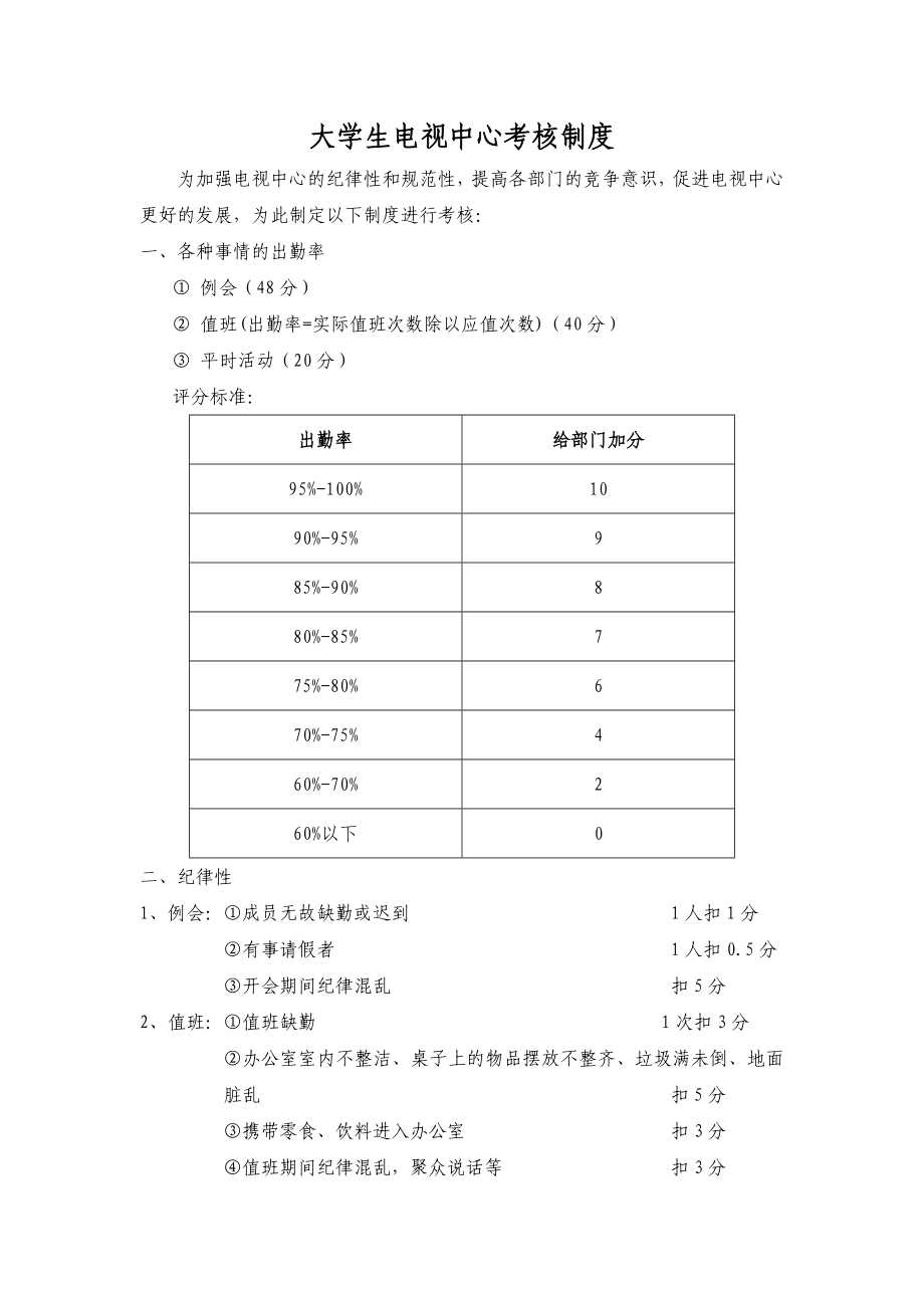 大学生电视中心考核制度.doc_第1页