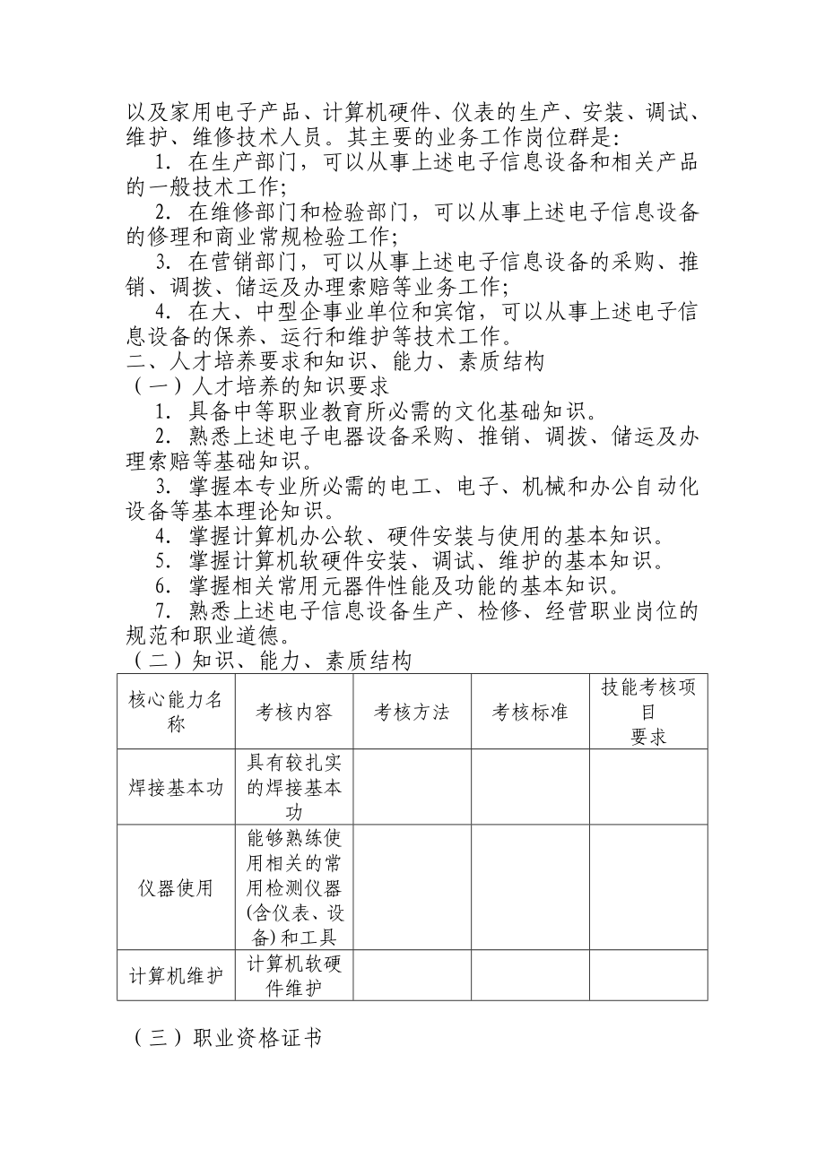 祁阳县职业中等专业学校电子与信息技术教学模式改革方案.doc_第2页