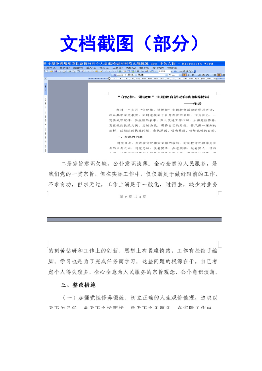 守纪律讲规矩个人对照检查剖析材料范文最新版.doc_第2页