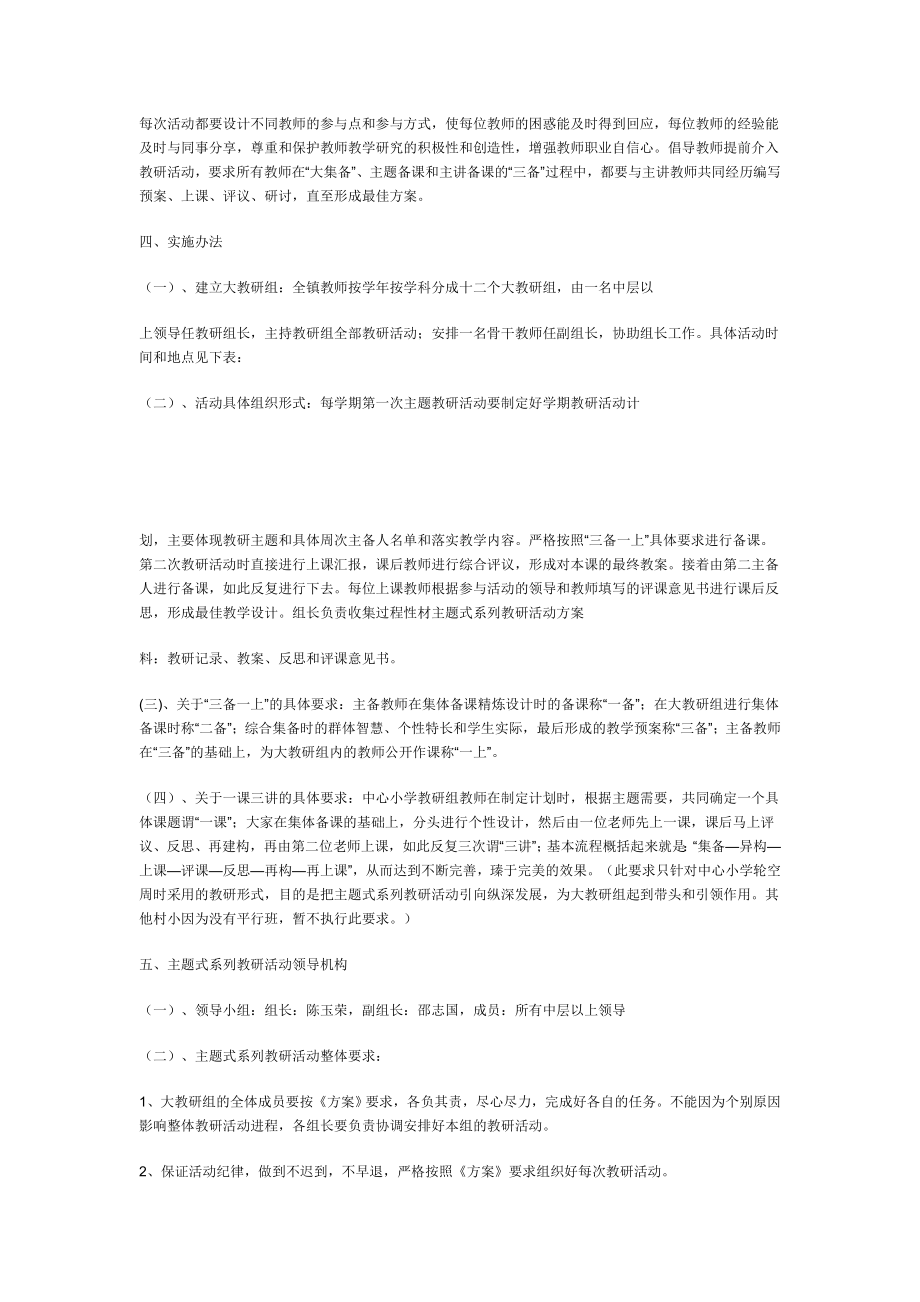 主题式系列教研活动方案.doc_第2页