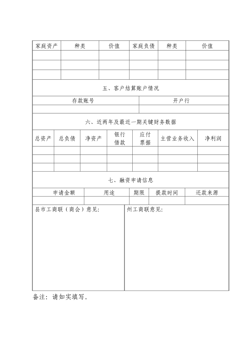 政银集合贷业务申请登记表.doc_第2页