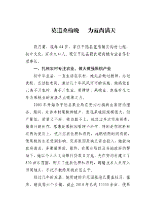 农民企业家先进个人典型事迹材料.doc