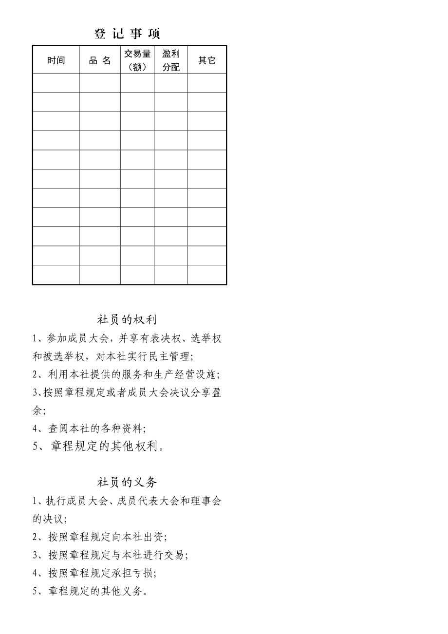 农民专业合作社社员证样式.doc_第2页