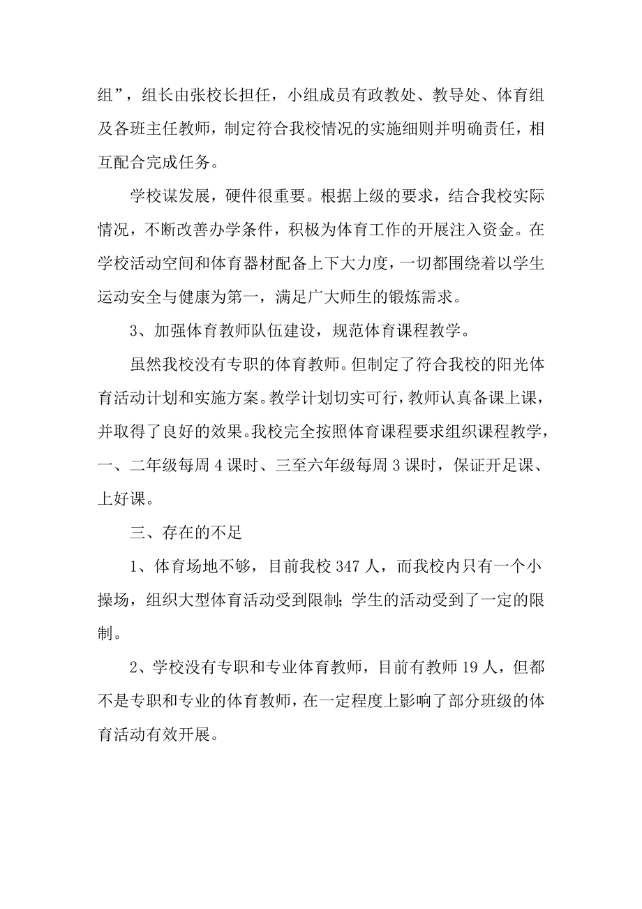 每天一小时校园体育活动的自检自查报告.doc_第2页