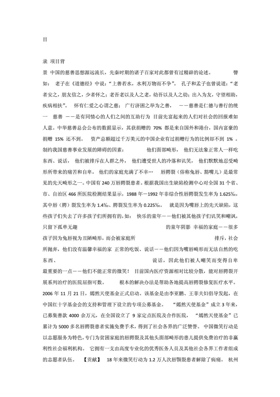 大型公益慈善活动策划方案1632975866.doc_第1页