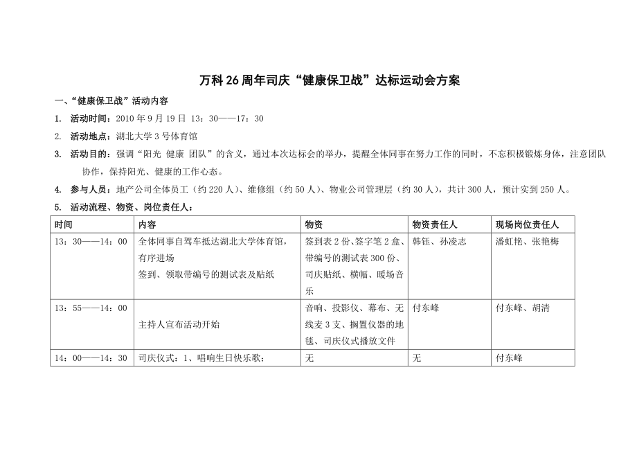 万科26周司庆活动方案.doc_第1页