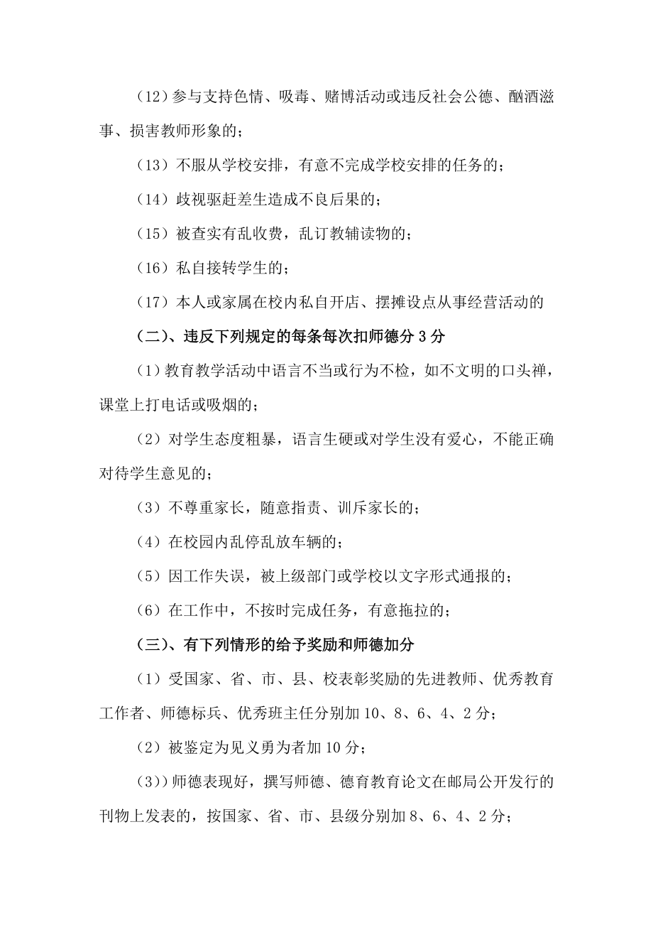 中学师德师风考核实施细则.doc_第2页