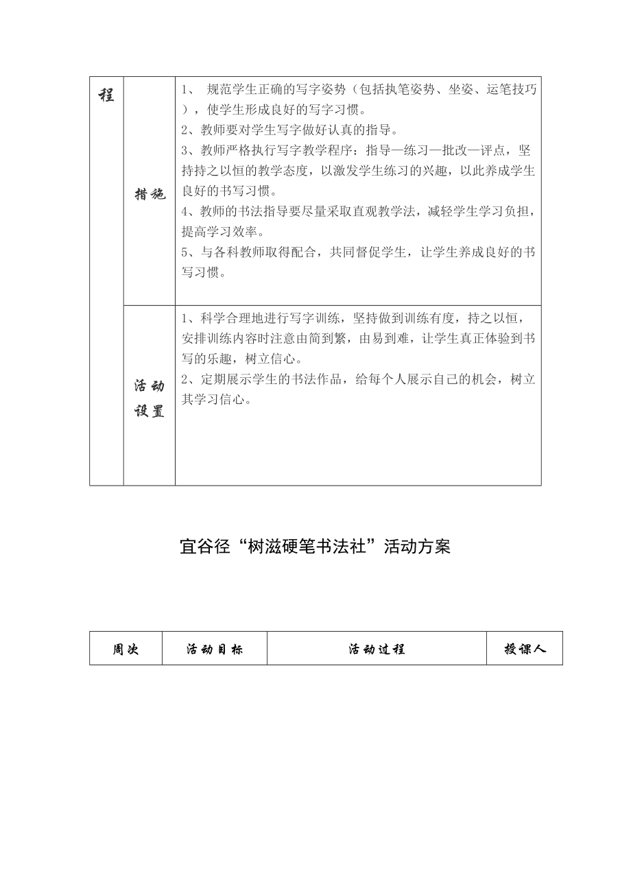 硬笔书法社团活动方案.doc_第2页