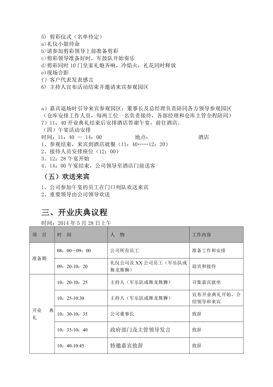 物流产业园开业庆典策划方案.doc_第2页