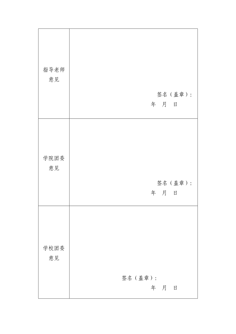 活动积极分子申报表(双面打印).doc_第2页