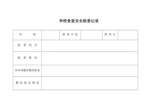 学校安全检查活动记录.doc