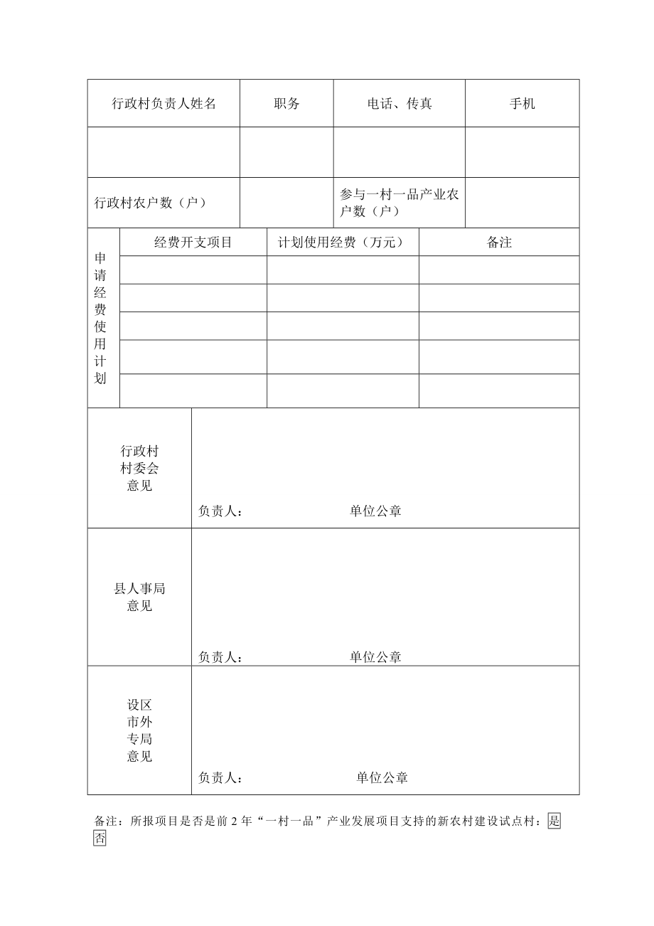 一村一品申报表.doc_第2页