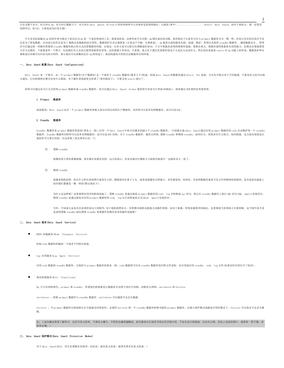 oracle 10g DATAGUARD.doc_第1页