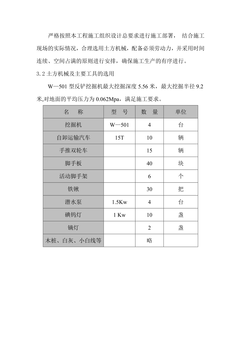 格力电器石家庄高新区产业园土方开挖方案.doc_第2页