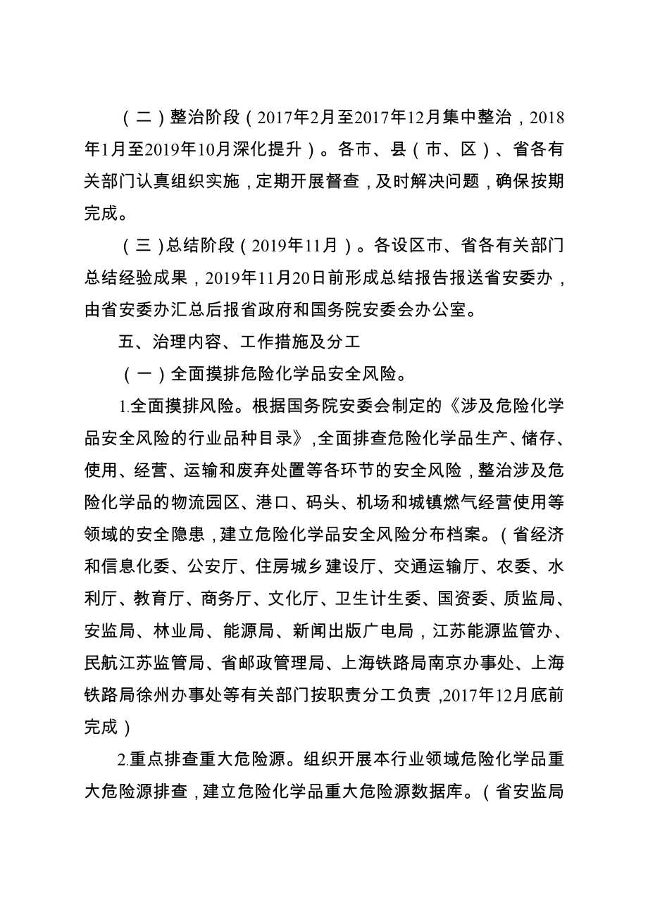 江苏省危险化学品安全综合治理实施方案.doc_第3页