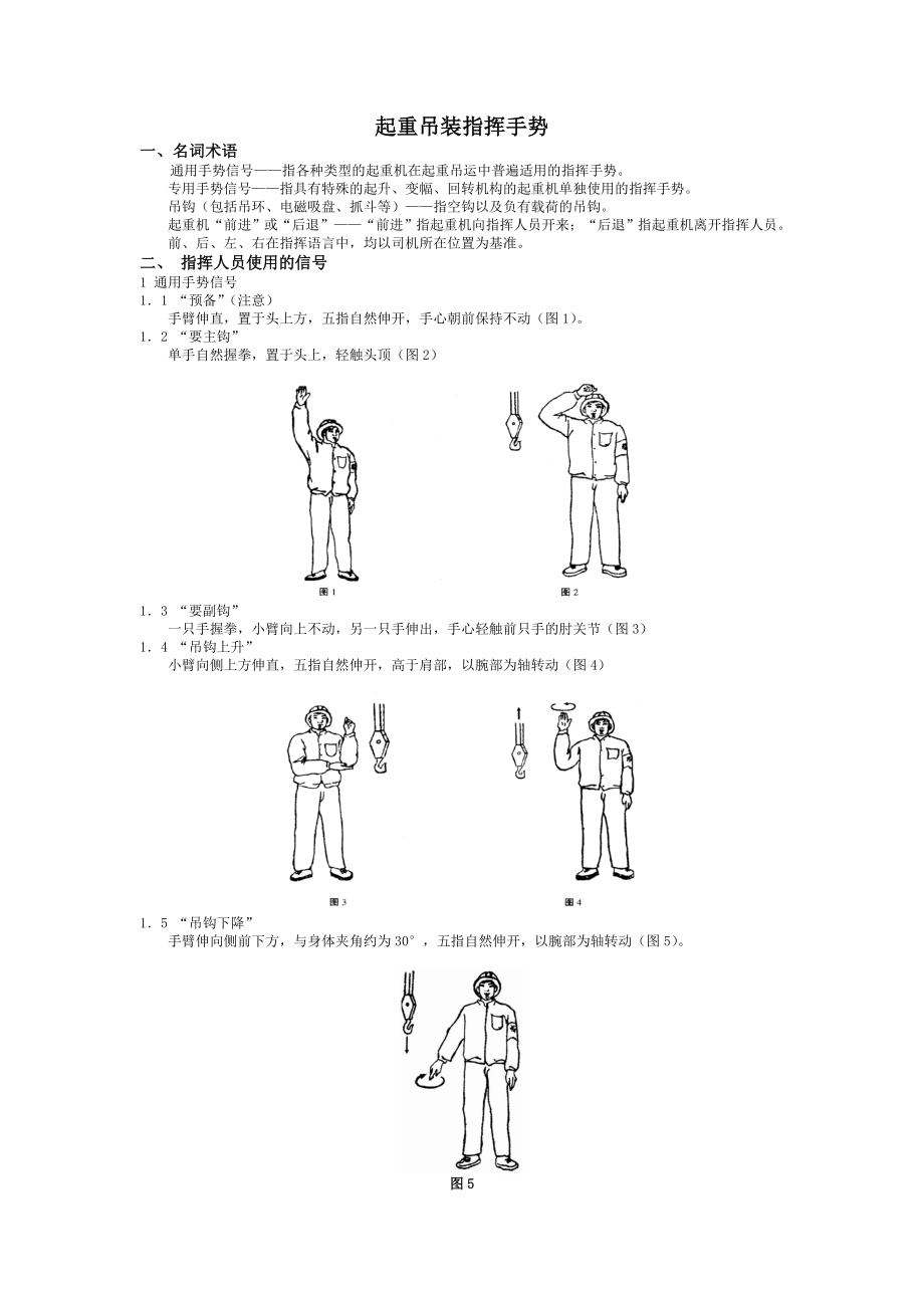 起重吊装指挥手势.doc_第1页