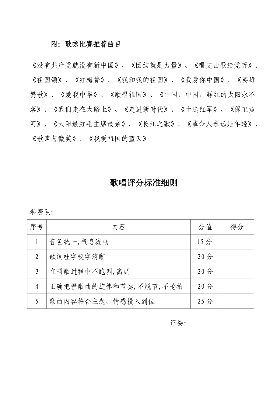 纪念建党90周表彰大会暨红歌赛活动方案.doc_第3页