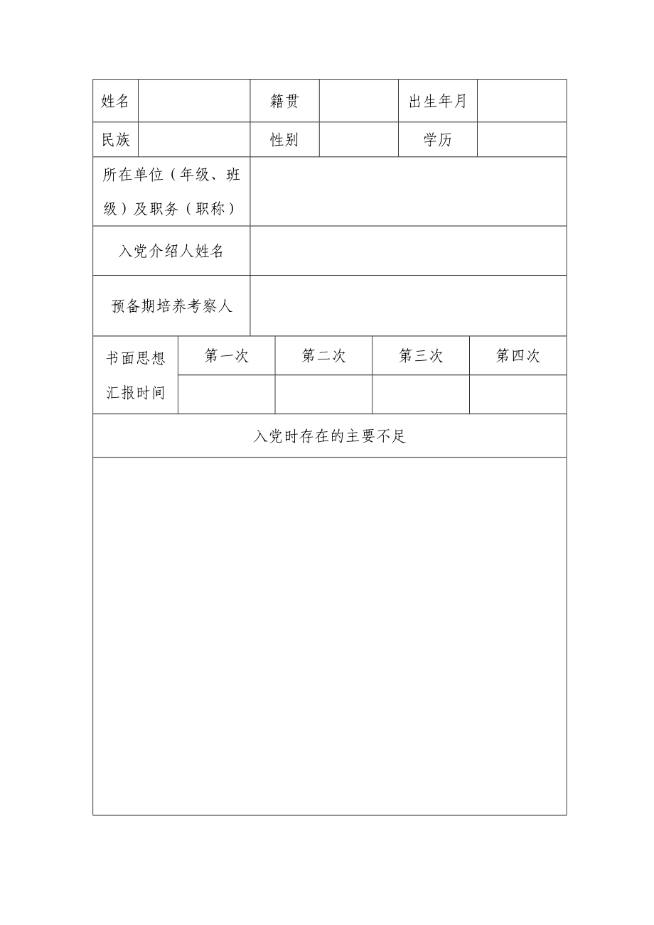 预备党员考察表(打印版).doc_第2页