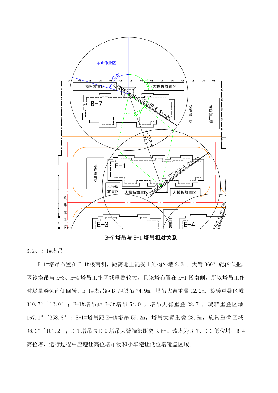 建筑科技大学草堂校区教职工公寓Ⅴ标段工程群塔作业及塔吊基础施工方案.doc_第3页